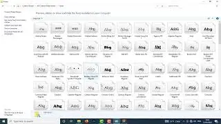 How to install fonts in Windows 10