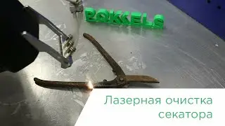 Лазерная очистка секатора