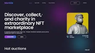 How to Create a Responsive NFT Landing Page using HTML & Css