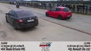 #84 Škoda Octavia VRS, 250 kW - Byebye party Tchořovice , 03.10.2020