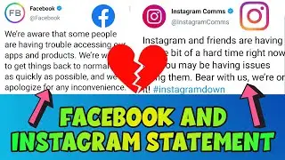 When Will Facebook Fix | Facebook Instagram News |Facebook and Instagram Statement Facebook Down Now