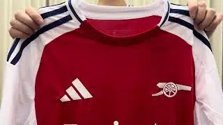 Arsenal Home Jersey 24/25 UNBOXING + REVIEW from jerseysfcsoccershop.com