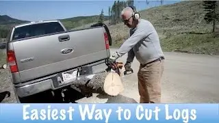 Easiest Way to Cut Logs for Firewood How To