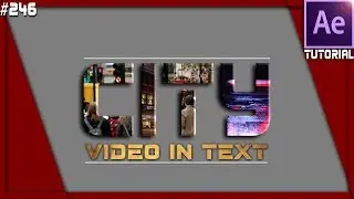 Video in text or overlay video on text - After Effects tutorial