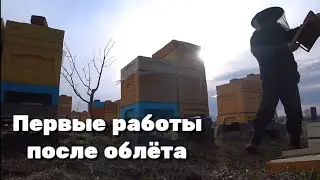 Первые работы после облёта