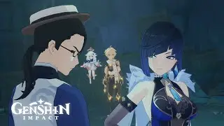 Yelan, Zhiyi, and Uncle Tian Cutscene Japanese - Genshin Impact 2.7