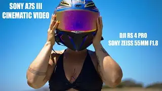 Sony a7S III 4K Cinematic Video [ DJI RS 4 Pro, Sony Zeiss 55mm f1.8 ] Workout + Motorcycle