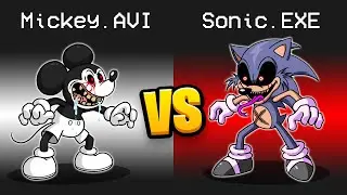 MICKEY.AVI vs. SONIC.EXE Mod in Among Us...