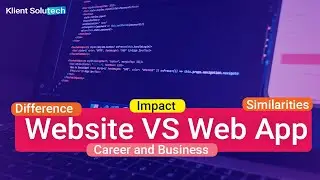 Website vs. Web App - No More Confusion
