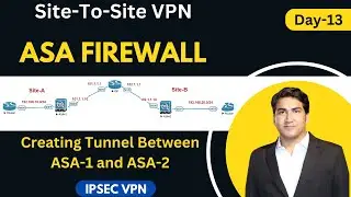 Cisco ASA Site To Site VPN | IPsec VPN Configurations on ASA Firewall #asa_firewall