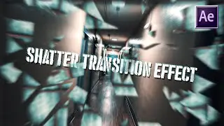 Shatter Transition Effect (Door, Glass, Brick Wall) | After Effects CC 2020 Tutorial