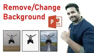 How to remove background or change background of any picture using Ms Powerpoint