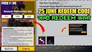 TODAY JOIN RAMPAGE PARTY REWARD REDEEM CODE IN FREE FIRE REDEEM CODE TODAY FREE FIRE REDEEM CODE