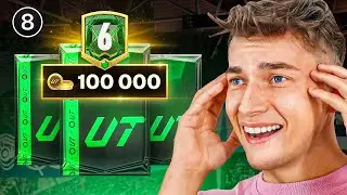 OTWIRAMY PACZKĘ ZA 100.000 COINSÓW! - FC 25 ULTIMATE TEAM[#8]