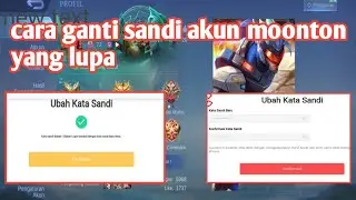 cara ganti sandi akun moonton yang lupa