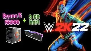 ✅ WWE 2K22 ✅ Ryzen 5 5600G ✅ VEGA 7 ✅ No Graphics Card ✅ PC BAJOS RECURSOS