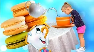 ☕🍩 Sofi and Chip tea party | Picnic with friends | Софи и кружка Чип приглашают на чаепитие