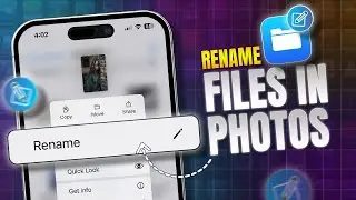 How to Rename Files in Photos on iPhone or iPad's Camera Roll | Rename Pictures on iPhone