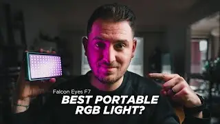 The BEST Portable RGB LED Light For VIDEO - Falcon Eyes F7