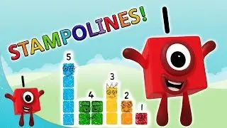 Numberblocks - Stampolines | Learn to Count | Learning Blocks
