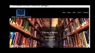 online library management system project presentation # html css# power point presentation