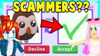 Testing if my FRIENDS will SCAM NOOBS in Adopt Me!