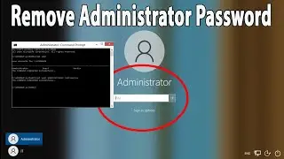 How To Remove Administrator Password On Windows 10 Laptops/ Desktop PC |