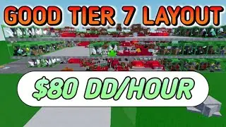 GOOD TIER 7 LAYOUT FACTORY SIMULATOR! - Roblox Factory Simulator