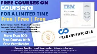 Coursera Courses For 100% Free With Online Free Certificates | Get Coursera Courses Free