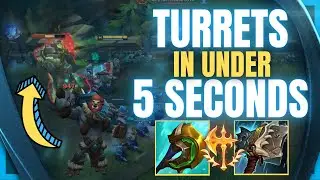 TRUNDLE TOP...  So I take turrets in less than 5 SECONDS!