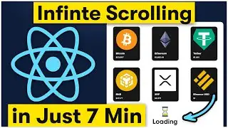 React Infinite Scroll like YouTube, Instagram | with Animation