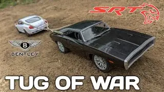 SRT Dodge  Vs Bentley unboxing and review Thug of war full function testing by toy brothers