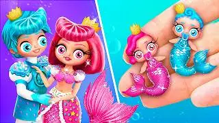 Princess Loolilalu and Candy Prince Became Mermaids! 32 Digital Circus DIYs for LOL