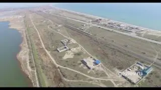 Солнышко 7 км от Евпатории 1.3 км от аквапарка Банановая республика с высоты птичьего полета