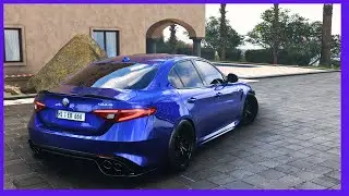 Italian V8 Pure Sound🔥Alfa Romeo Giulia Quadrifoglio 🔥FORZA 5