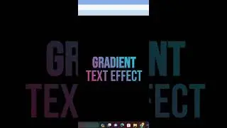 Gradient Text Effect Using HTML CSS & JavaScript | 
