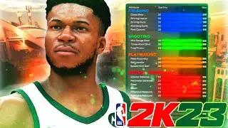 NBA 2K23 *RARE* GIANNIS ANTETOKOUNMPO BUILD | DOMINANT 2-WAY PF W/ ALL CONTACT DUNKS & SHOOTING