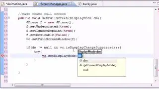 Java Game Development | Chapter. 17 -  Full Screen with Buffer Strategy ‏