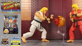Jada Toys Ultra Street Fighter 2 KEN Player 2 P2 The Final Challengers EE Exclusive Figure Review