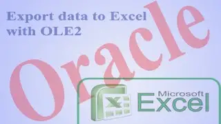 Export Oracle data to Excel file from Oracle Forms.