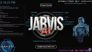 JARVIS , AI software with GUI | Python project | Trailer | HOBBY MASTER | GRAND RELEASE