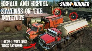 Easy How To Get A Gas Station And Repair Station In The Institute Phase 8 Snowrunner New DLC/Update