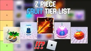 Z Piece Fruit Tier List 2024 | Roblox Tier Lists