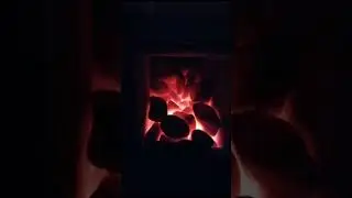 Жар открытой каменки.