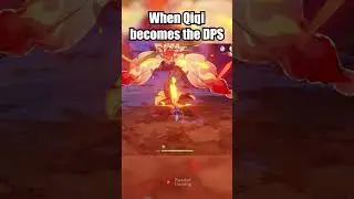 WHEN QIQI BECOMES THE DPS ❄️ GENSHIN IMPACT #genshinimpact #qiqi