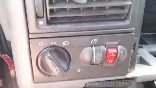 Как отключить в VW Т4 дневной скандинавский свет?