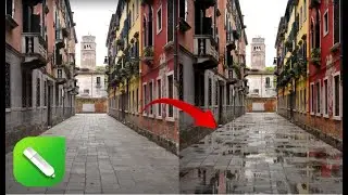 How to Create Realistic Puddles🔥l Puddles like Photoshop 