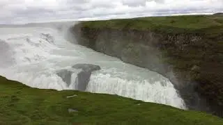 Золотой водопад Gullfoss - Исландия