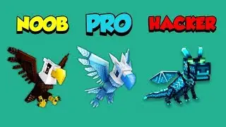 NOOB vs PRO vs HACKER - Idle Zoo Tycoon 3D Part 2