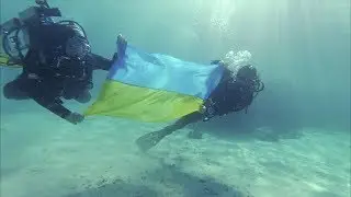 Ukraine is always in the heart! Diving in Egypt